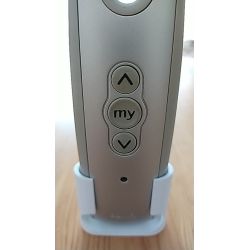 Support de télécommande SOMFY silver, vue de face