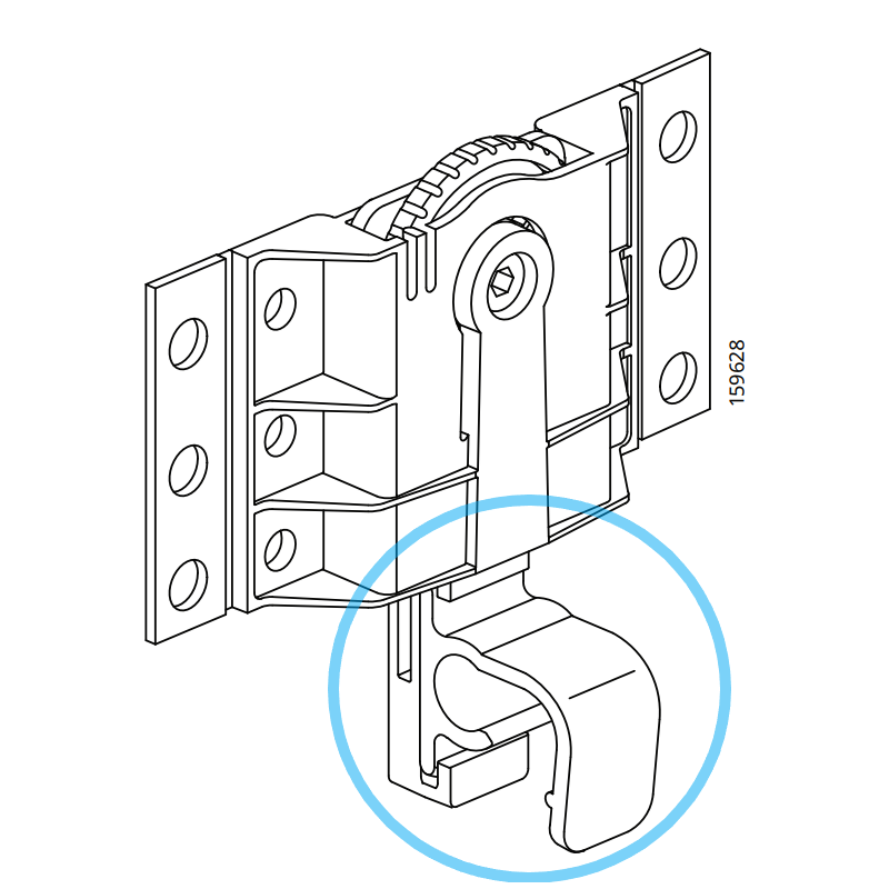 Pièce pour glissière de porte de lavevaisselle IKEA Behjälplig