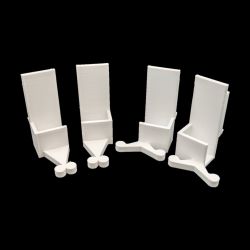Kit de guides pour placards à portes coulissantes